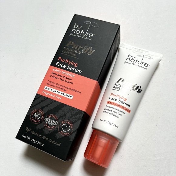 Bundle 2pc New BY NATURE Purify Pollution Defense Day Crème + Face Serum - Picture 5 of 5